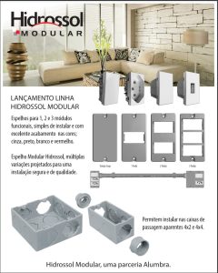 Linha Hidrossol Modular Espelhos