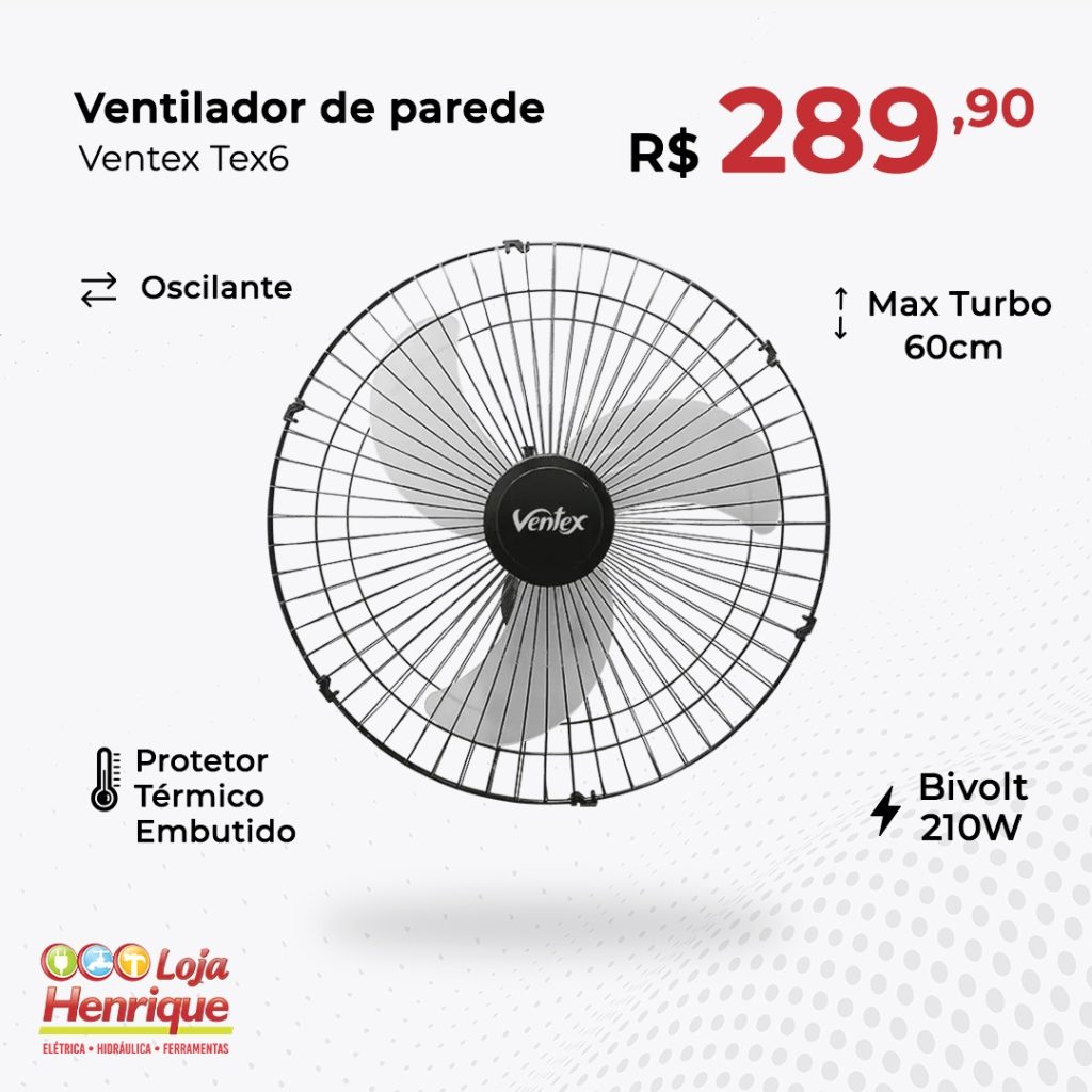 Ventilador Parede em Campinas